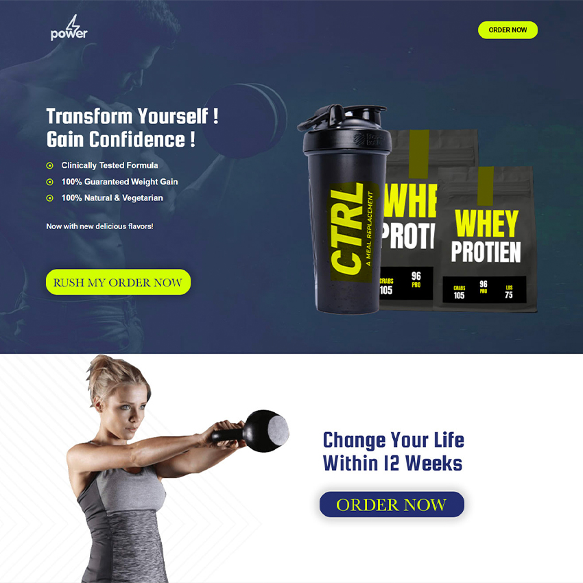 Landing Page For Personal Trainers