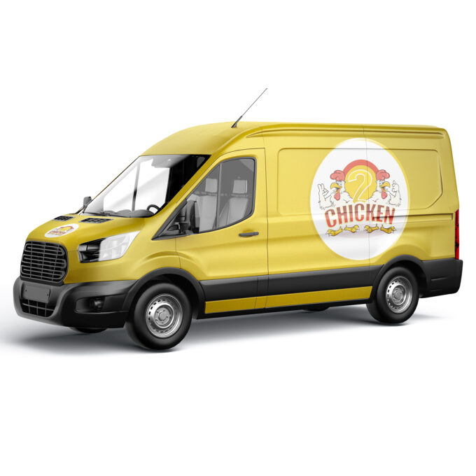 2 Chicken Commercial Vehicle